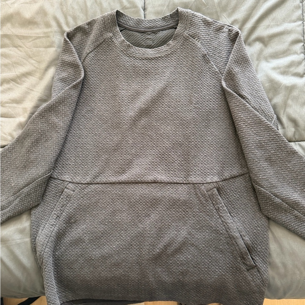 Lululemon Textured Double Knit Cotton Crewneck - Size M